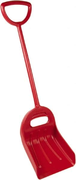 Remco - 18-1/2" High Square Plastic Shovel - 29-1/4" Long D-Grip Handle - Benchmark Tooling