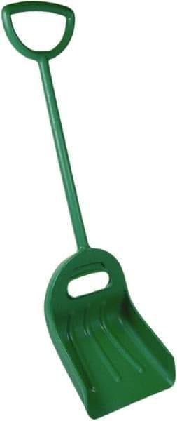 Remco - 18-1/2" High Square Plastic Shovel - 29-1/4" Long D-Grip Handle - Benchmark Tooling