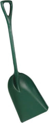 Remco - 17-1/8" High Square Plastic Shovel - 27" Long D-Grip Handle - Benchmark Tooling