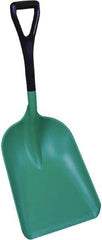 Remco - 18" High Square Plastic Shovel - 18" Long D-Grip Handle - Benchmark Tooling