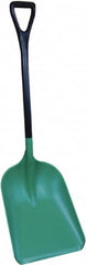 Remco - 18-5/8" High Square Plastic Shovel - 29" Long D-Grip Handle - Benchmark Tooling