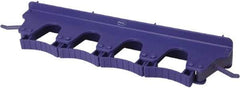 Vikan - 22 Lb Capacity, 3-5/32" Projection, Polypropylene/Rubber Wall Strip Organizer - 15-1/2" OAL - Benchmark Tooling