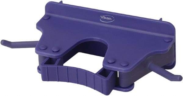 Vikan - 22 Lb Capacity, 3-5/32" Projection, Polypropylene/Rubber Wall Strip Organizer - 6-5/32" OAL - Benchmark Tooling