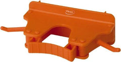 Vikan - 22 Lb Capacity, 3-5/32" Projection, Polypropylene/Rubber Wall Strip Organizer - 6-5/32" OAL - Benchmark Tooling