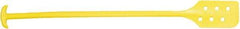 Remco - Yellow Polypropylene Mixing Paddle with Holes - 52" Overall Length - Benchmark Tooling