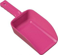 Remco - 32 oz Pink Polypropylene Flat Bottom Scoop - 4.3" Wide x 3" Deep Bowl, 11-1/2" OAL - Benchmark Tooling