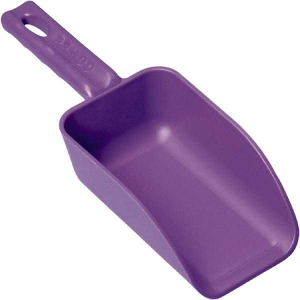 Remco - 16 oz Purple Polypropylene Flat Bottom Scoop - 3.2" Wide x 2" Deep Bowl, 10.4" OAL - Benchmark Tooling