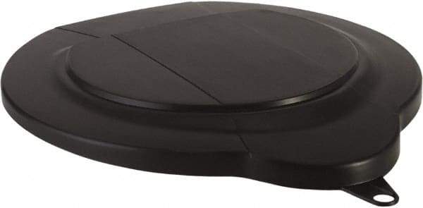 Vikan - 1.5 Gal Polypropylene Pail Lid - Black, For Use with 5696 - Benchmark Tooling