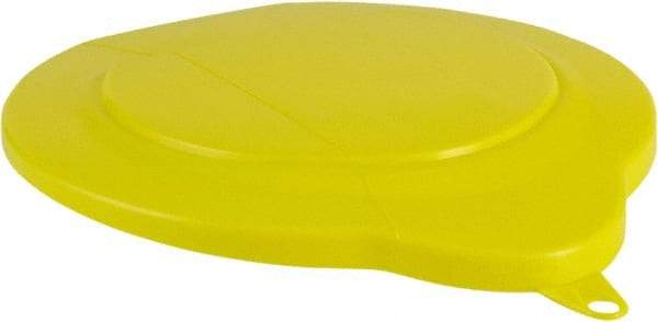 Vikan - 1.5 Gal Polypropylene Pail Lid - Yellow, For Use with 5693 - Benchmark Tooling