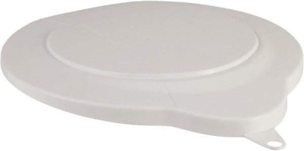 Vikan - 1.5 Gal Polypropylene Pail Lid - White, For Use with 5692 - Benchmark Tooling