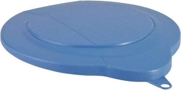 Vikan - 1.5 Gal Polypropylene Pail Lid - Blue, For Use with 5690 - Benchmark Tooling