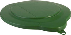 Vikan - 1.5 Gal Polypropylene Pail Lid - Green, For Use with 5689 - Benchmark Tooling