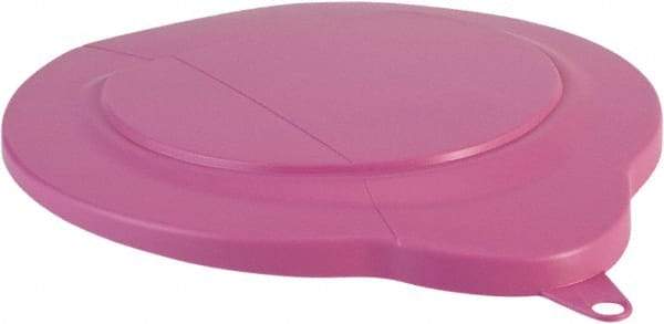 Vikan - 1.5 Gal Polypropylene Pail Lid - Pink, For Use with 5688 - Benchmark Tooling