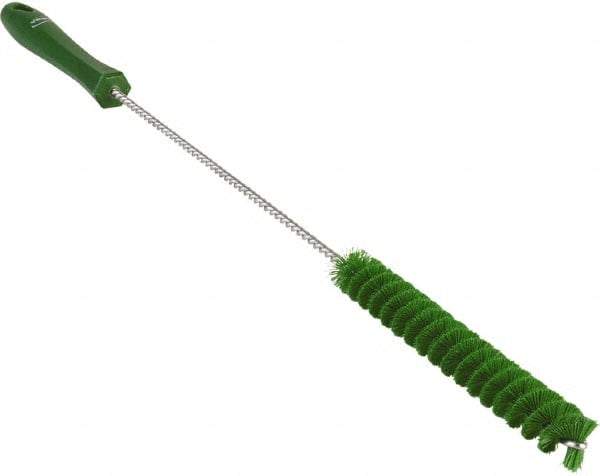 Vikan - 3/4" Diam Polyester Valve Brush - 19-5/8" OAL, 5-3/4" Head Length, Polypropylene & Stainless Steel Handle - Benchmark Tooling