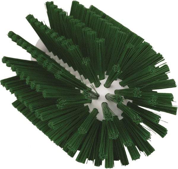 Vikan - 3" Diam Polyester Tube Brush - 6-1/4" OAL, 5-1/4" Head Length, Polypropylene Handle - Benchmark Tooling