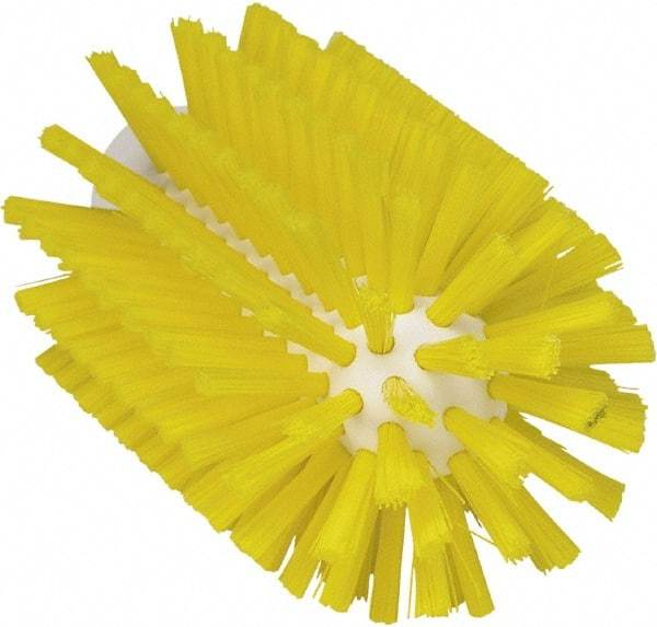 Vikan - 3" Diam Polyester Tube Brush - 6" OAL, 5-1/4" Head Length, Polypropylene Handle - Benchmark Tooling