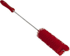 Vikan - 1-5/8" Diam Polyester Valve Brush - 19-5/8" OAL, 5-5/8" Head Length, Polypropylene & Stainless Steel Handle - Benchmark Tooling