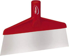 Remco - Stiff Stainless Steel Straight Scraper - 10-1/4" Blade Width - Benchmark Tooling