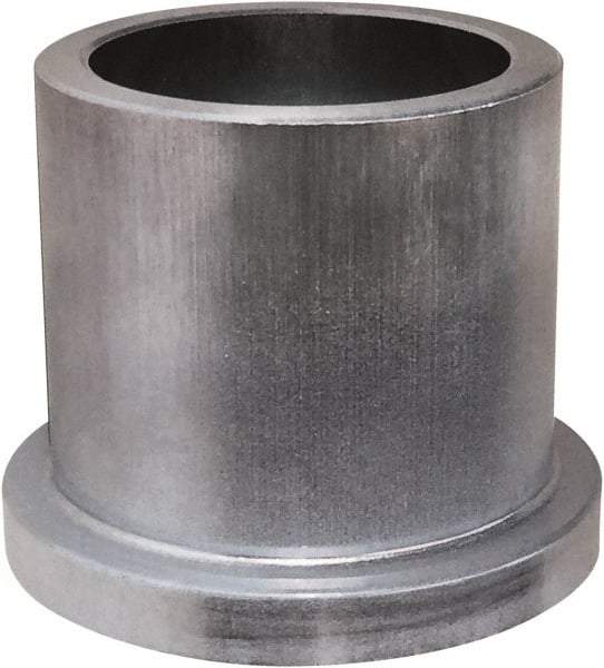 Bunting Bearing - 1-1/4" Inside x 1-1/2" Outside Diam, Powdered Metal Flanged Bearing - 1-3/4" Flange Outside Diam, 3/16" Flange Thickness, 1-1/2" OAL - Benchmark Tooling