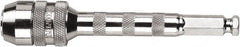 Lenox - 7/16 to 7/16" Tool Diam Compatibility, Hex Shank, Hole Cutting Tool Arbor - 7/16" Min Chuck, Hex Shank Cross Section, Quick-Change Attachment, For Hole Saws 1L, 2L, 3L, Snap-Back 2L - Benchmark Tooling