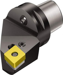Sandvik Coromant - Right Hand Cut, Size C8, CNMG 432 Insert Compatiblity, Modular Turning & Profiling Cutting Unit Head - 55mm Ctr to Cutting Edge, 80mm Head Length, Through Coolant, Series T-Max P - Benchmark Tooling