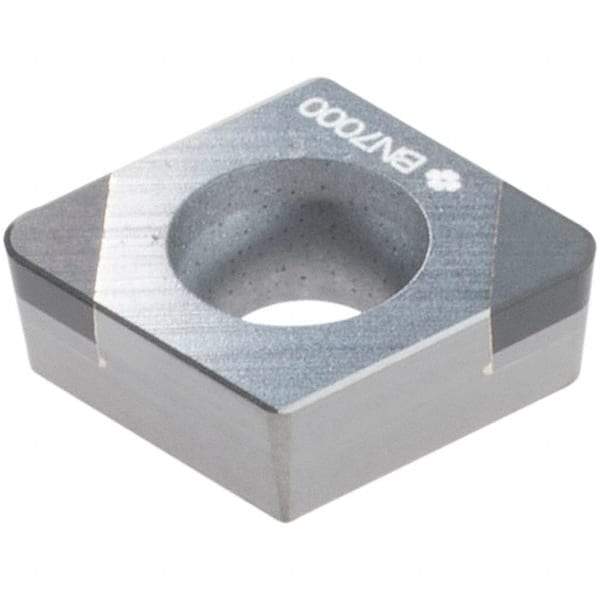 Sumitomo - 2NU-CCGA21.52 - Grade BN7000 PCBN Turning Insert - 80° Diamond, 1/4" Inscr Circle, 3/32" Thick, 1/32" Corner Radius - Benchmark Tooling