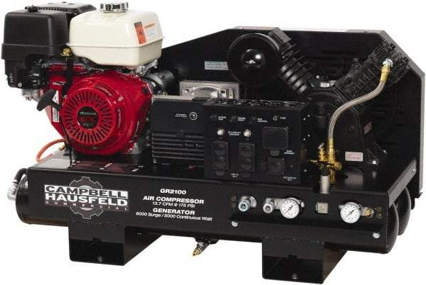 Campbell Hausfeld - Stationary Gas Air Compressors Horsepower: 13 Cubic Feet per Minute: 14.30 - Benchmark Tooling