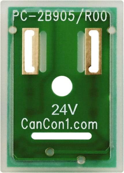 Canfield Connector - Solenoid Valve Interposed Lighted Wafer Indicator Light - Use with DIN Type Coil - Benchmark Tooling