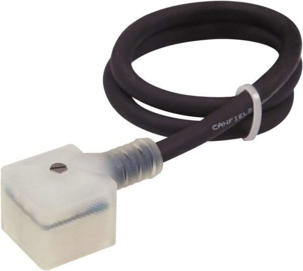 Canfield Connector - Solenoid Valve Connector/Gasket/Cord Assembly - Use with Solenoid Valves - Benchmark Tooling