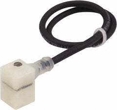 Canfield Connector - Solenoid Valve Connector/Gasket/Cord Assembly - Use with Solenoid Valves - Benchmark Tooling