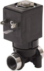 Spartan Scientific - 1/4" NPT Port, 2 Way, 2 Position, Glass Filled Nylon Solenoid Valve - Normally Closed, Viton Seal - Benchmark Tooling
