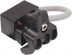 Canfield Connector - Air Cylinder Reed Switch, MOV, LED, 2 Wire - For 2 to 6" Air Cylinders, Use with Tie-Rod Cylinders - Benchmark Tooling