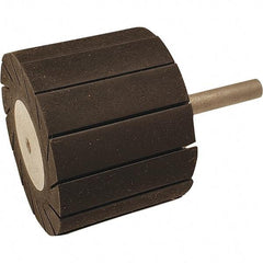 Dynabrade - 1-1/2" Wide x 2" Diam, Expander Wheel Spiral Band Drum - 1/4" Shank Diam, 7,500 RPM - Benchmark Tooling