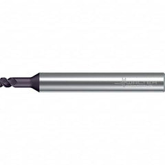 Walter-Prototyp - 3mm, 3 Flute, Solid Carbide, 0.08mm End Mill - 1.969" OAL, 50° Helix, Right Hand Flute, 3mm LOC, Right Hand Cut - Benchmark Tooling