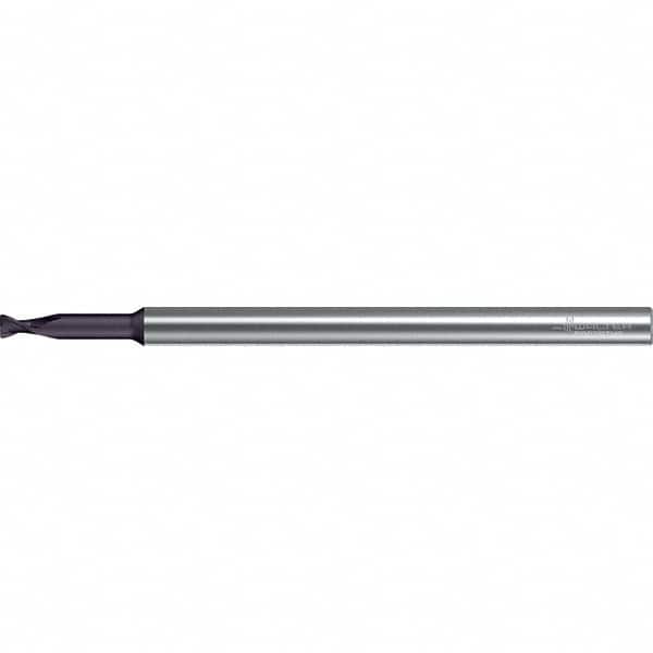 Walter-Prototyp - 4mm, 2 Flute, Solid Carbide, 0.5mm End Mill - 3-15/16" OAL, 30° Helix, Right Hand Flute, 20mm LOC, Right Hand Cut - Benchmark Tooling