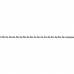 Walter-Titex - 3/16" 130° 2-Flute Solid Carbide Extra Length Drill Bit - Benchmark Tooling