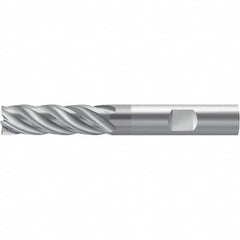 Walter-Prototyp - 6mm, 5 Flute, Solid Carbide, 0.3mm End Mill - 2.559" OAL, 35° Helix, Right Hand Flute, 19mm LOC, Right Hand Cut - Benchmark Tooling