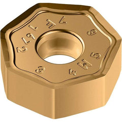 Walter - F67 Grade WKP25S Milling Insert - 4.6mm Thick, 14.5mm Inscribed Circle, 0.8mm Corner Radius - Benchmark Tooling