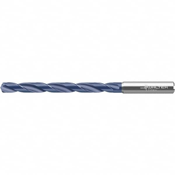 Walter-Titex - 9.2mm 140° Solid Carbide Jobber Drill - TiNAl Finish, Right Hand Cut, 139mm OAL - Benchmark Tooling