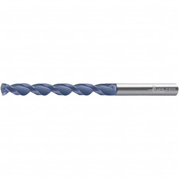 Walter-Titex - 4.2mm 140° Solid Carbide Jobber Drill - TiAlN Finish, Right Hand Cut, 75mm OAL - Benchmark Tooling