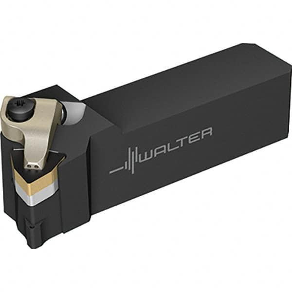 Walter - 95° Lead Angle, 25.4mm Shank Height x 25.4mm Shank Width, Indexable Turning Toolholder - 152.4mm OAL, Series DWLN-ISO-AUSSEN-INCH-P - Benchmark Tooling