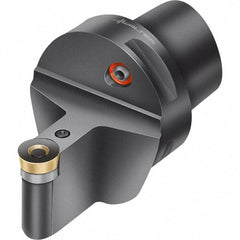 Walter - 0° Lead Angle, Indexable Turning Toolholder - 90mm OAL, Series PRDC-CAPTO-AUSSEN - Benchmark Tooling