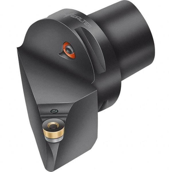 Walter - 0° Lead Angle, Indexable Turning Toolholder - 128mm OAL, Series PRSC-CAPTO-AUSSEN - Benchmark Tooling