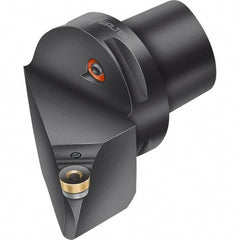 Walter - 0° Lead Angle, Indexable Turning Toolholder - 128mm OAL, Series PRSC-CAPTO-AUSSEN - Benchmark Tooling