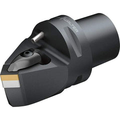 Walter - 45° Lead Angle, Indexable Turning Toolholder - 128mm OAL, Series DSDN-CAPTO-AUSSEN - Benchmark Tooling