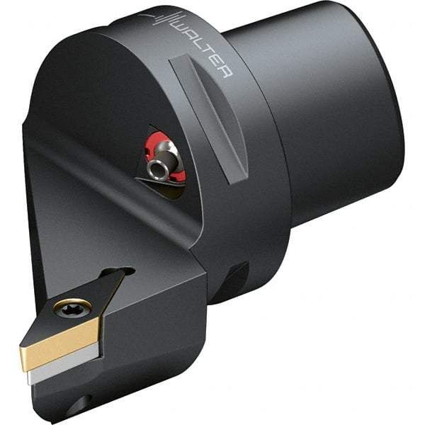 Walter - 93° Lead Angle, Indexable Turning Toolholder - 90mm OAL, Series SVJB-CAPTO-AUSSEN - Benchmark Tooling