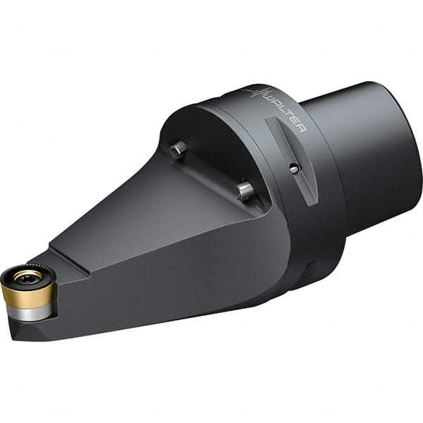 Walter - 0° Lead Angle, Indexable Turning Toolholder - 138mm OAL, Series SRDC-CAPTO-AUSSEN-45 - Benchmark Tooling