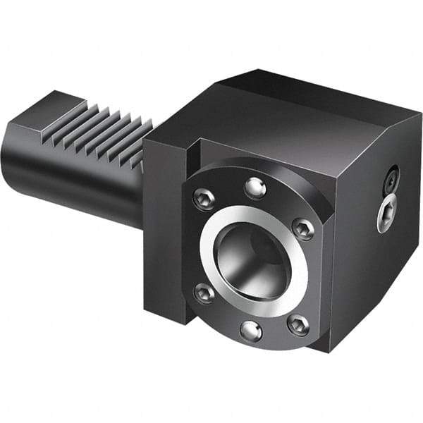 Walter - Right Hand Cut, Indexable Turning Toolholder - 115mm OAL, Series R/LC20 ABGEWINKELT-VDI - Benchmark Tooling