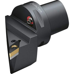 Walter - 107.5° Lead Angle, Indexable Turning Toolholder - 90mm OAL, Series PVHB-CAPTO-AUSSEN - Benchmark Tooling