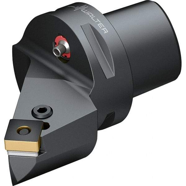 Walter - 45° Lead Angle, Indexable Turning Toolholder - 102.24mm OAL, Series PSSN-CAPTO-AUSSEN - Benchmark Tooling